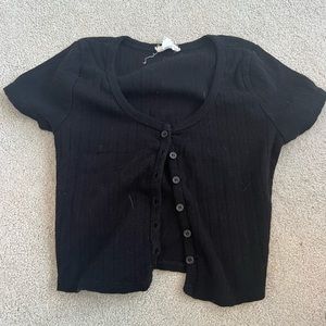 brandy melville cropped tee